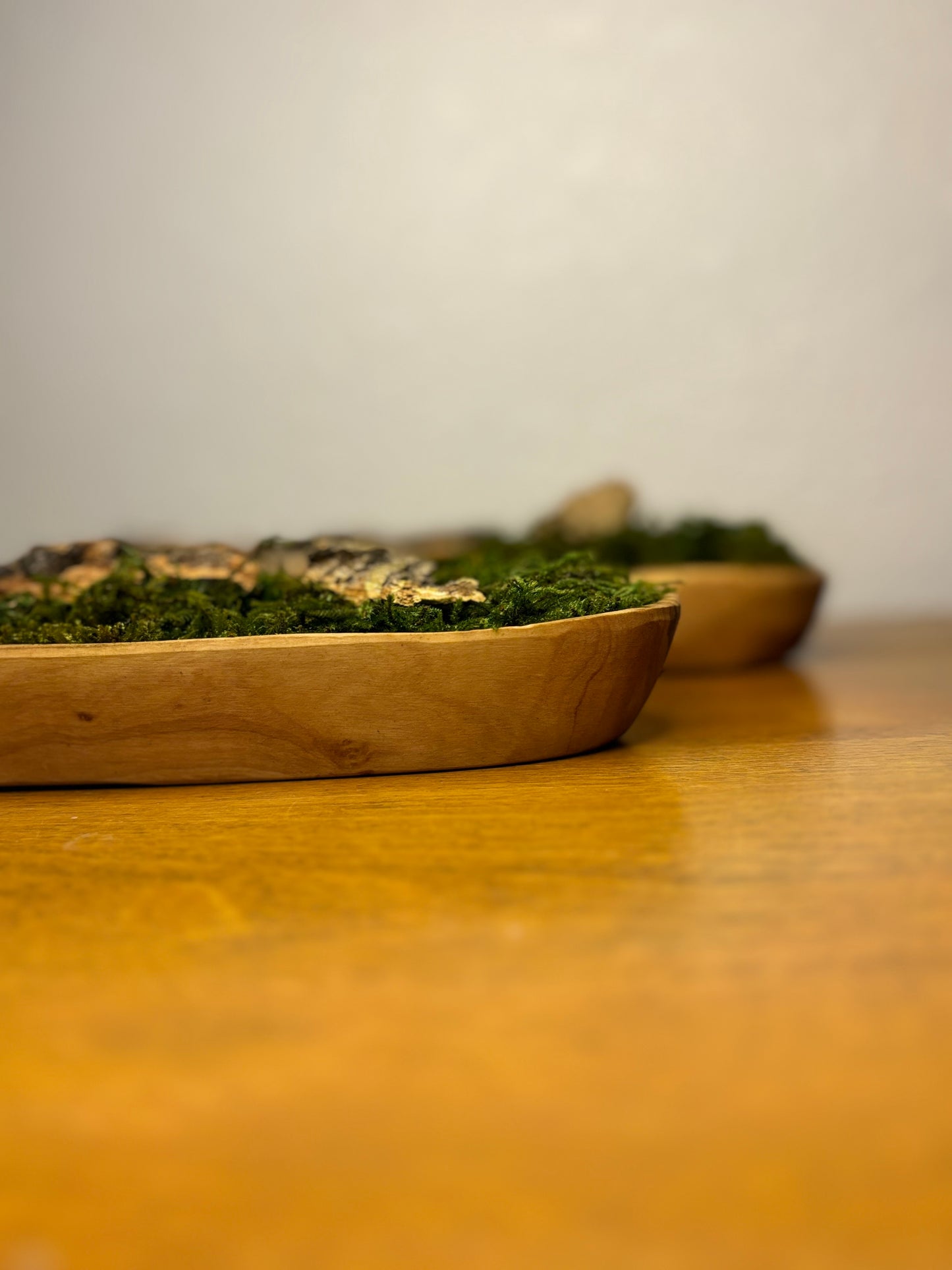 Wood Moss Planter (Oval)